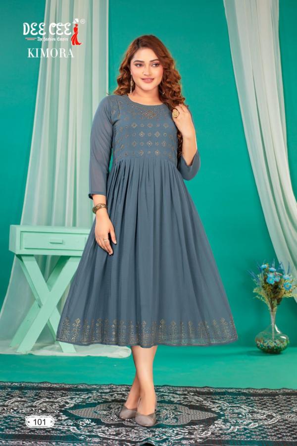 Deecee Kimora Designer Georgette Kurti Collection